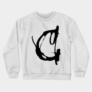 Dark and Gritty Letter C from the alphabet Crewneck Sweatshirt